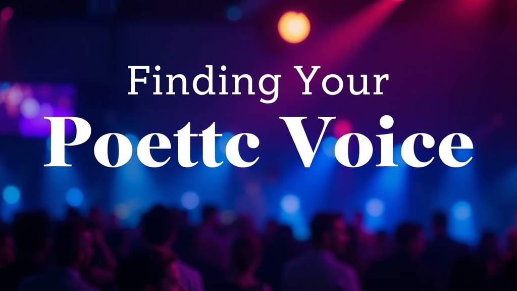 Finding Your Unique Poetic Voice: A Practical Guide for Aspiring Poets