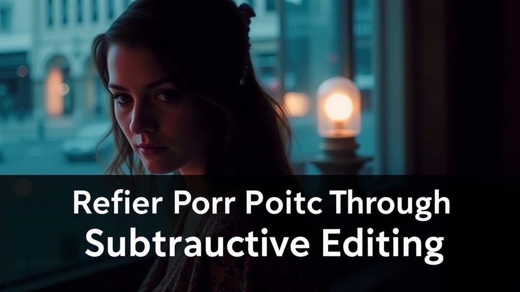 Refining Your Poetic Voice Through Subtractive Editing