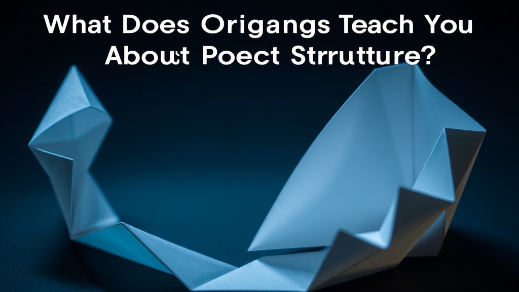 What Does Origami Folding Teach You About Poetic Structure?