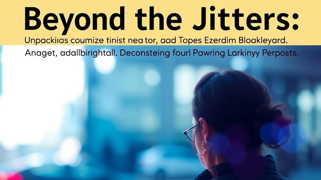 Beyond the Jitters: Unpacking Anxiety's Hidden Mechanics and Daily Relief