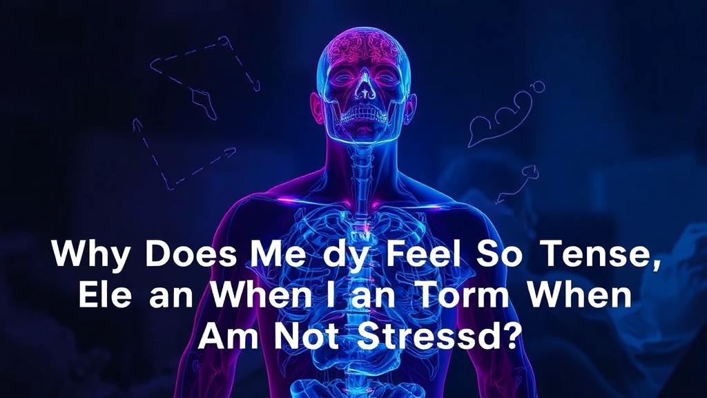 Why Does My Body Feel So Tense Even When I Am Not Stressed?