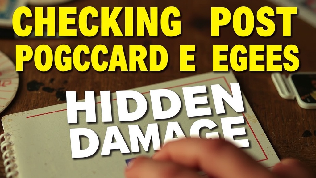 Checking Postcard Edges for Hidden Damage