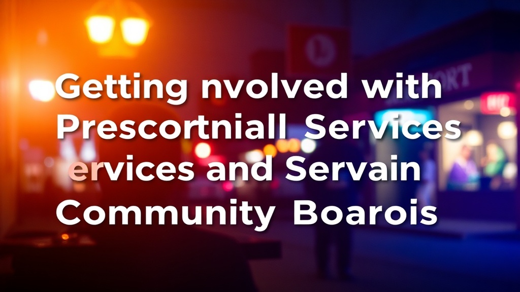 Getting Involved with Prescott Municipal Services and Community Boards
