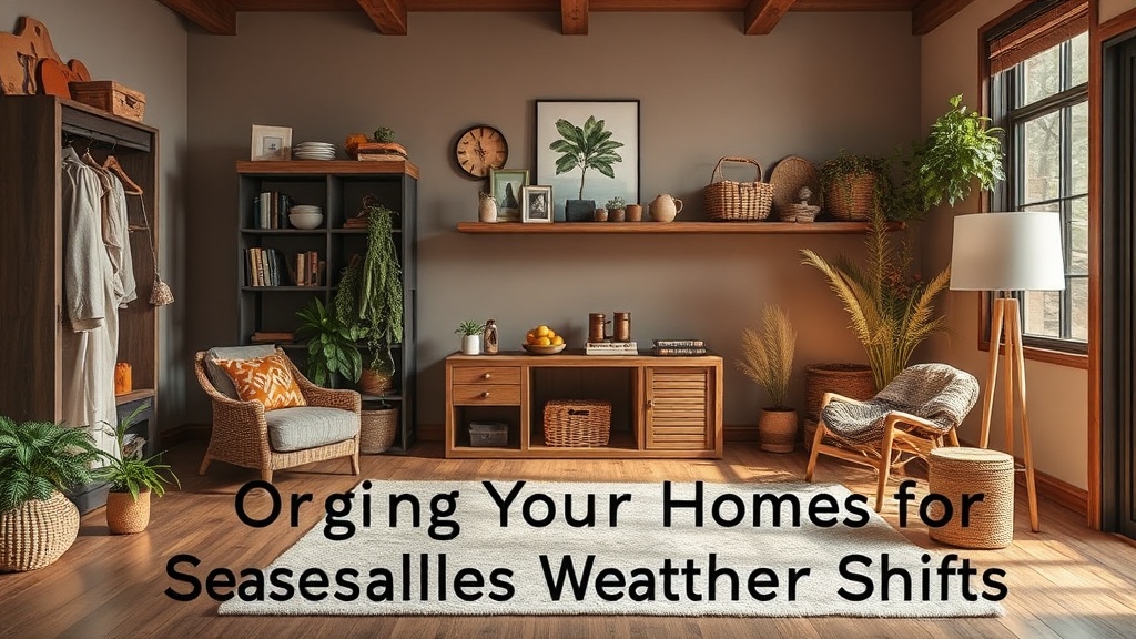 Organizing Your Home for Prescott's Seasonal Weather Shifts