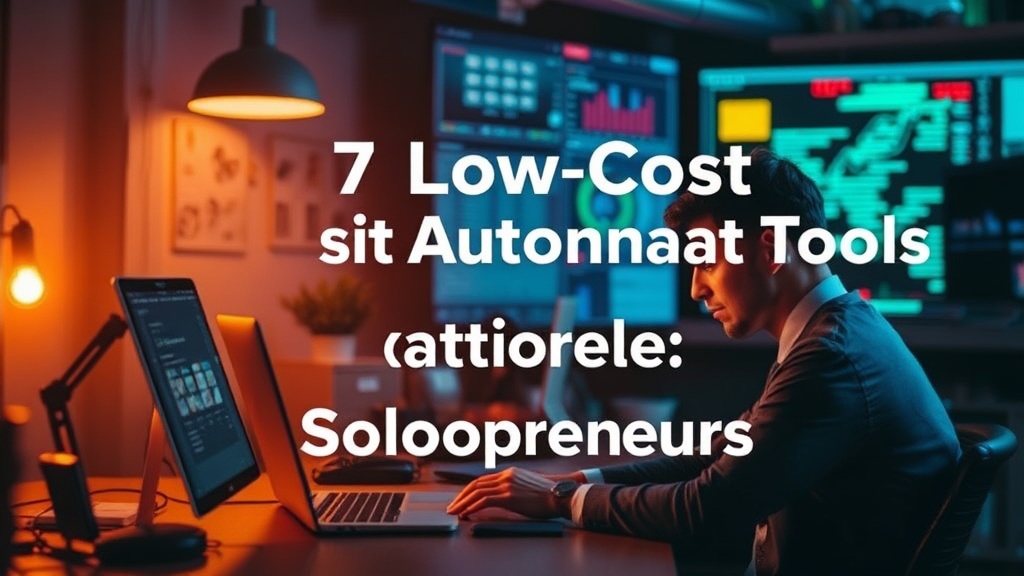 7 Low-Cost Automation Tools for Solopreneurs