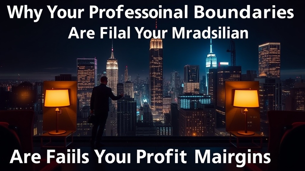 Why Your Professional Boundaries Are Failing Your Profit Margins