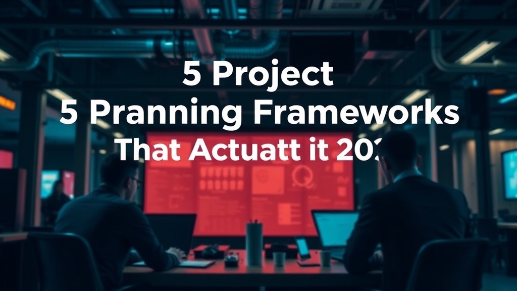 5 Project Planning Frameworks That Actually Work in 2024