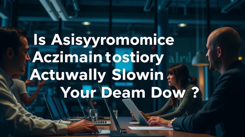 Is Asynchronous Communication Actually Slowing Your Team Down?