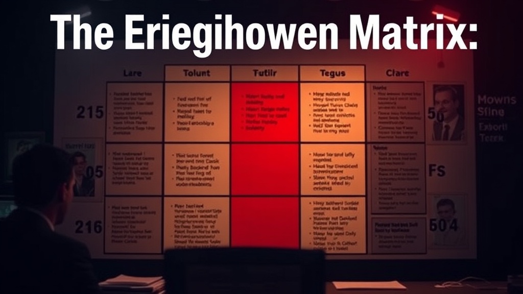 The Eisenhower Matrix: How to Prioritize Tasks Like a Pro