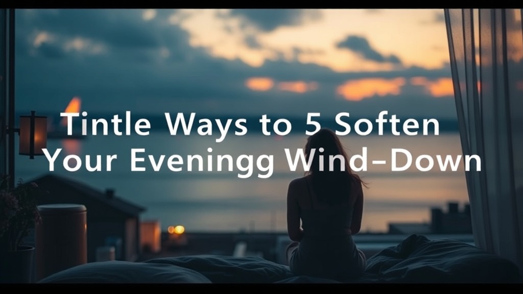 Gentle Ways to Soften Your Evening Wind-Down