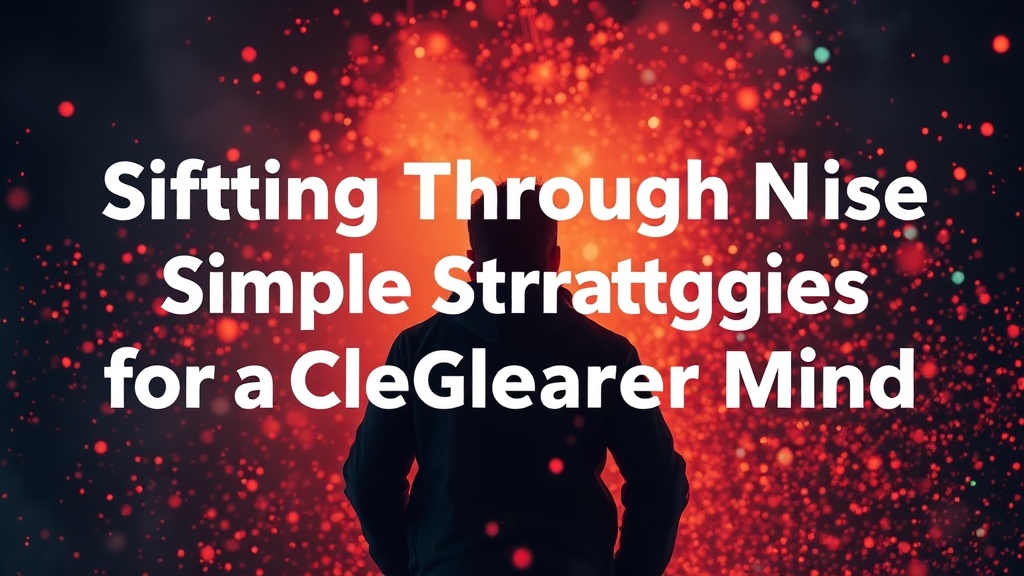 Sifting Through the Noise: Simple Strategies for a Clearer Mind