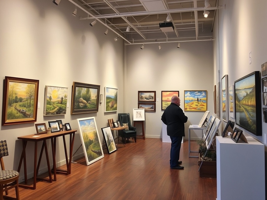 an art gallery in Quinte West showcasing local art and community events