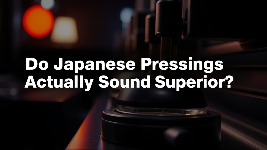 Do Japanese Pressings Actually Sound Superior?