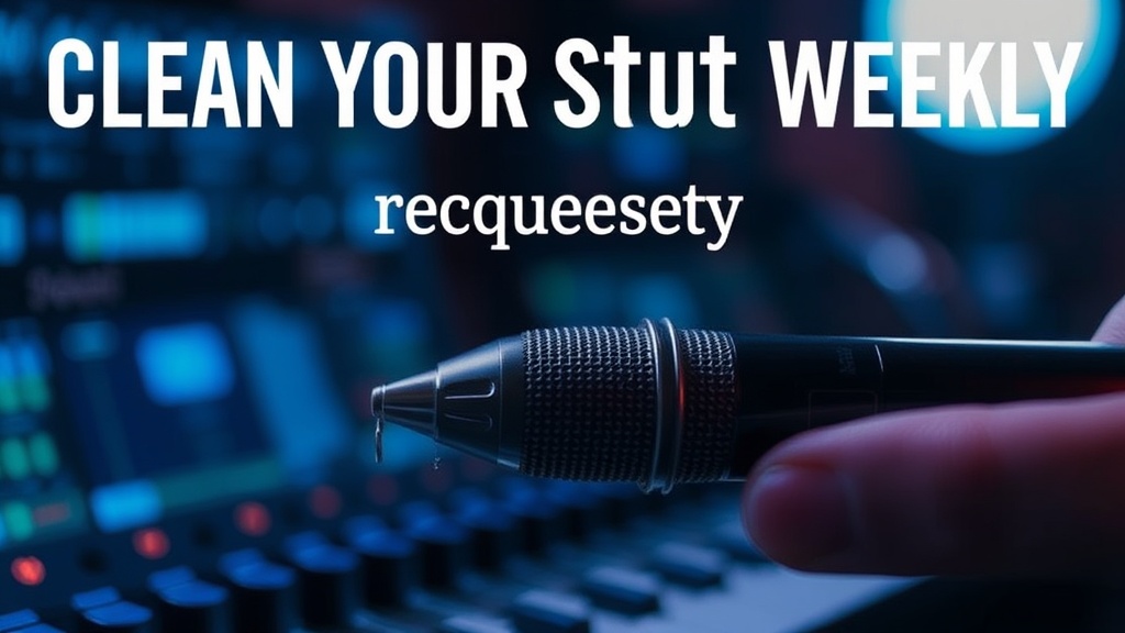 Clean Your Stylus Weekly to Preserve Sound Quality