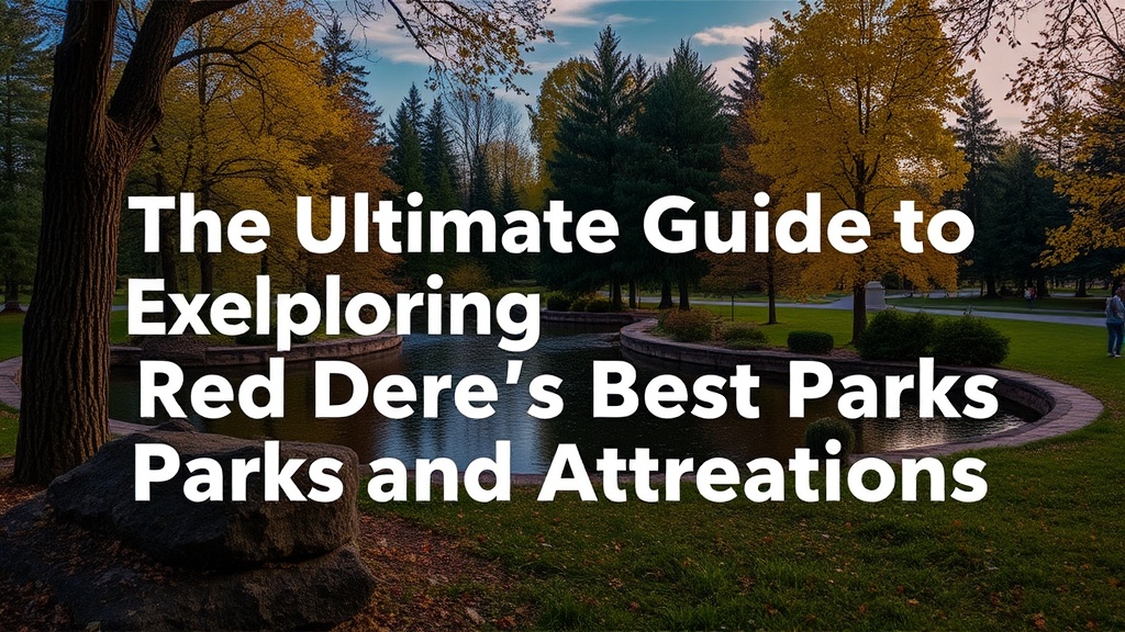 The Ultimate Guide to Exploring Red Deer's Best Parks and Attractions