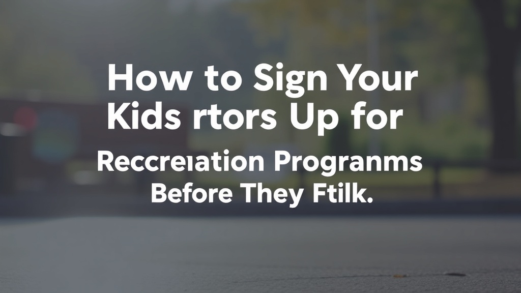 How to Sign Your Kids Up for Repentigny's Recreation Programs Before They Fill Up