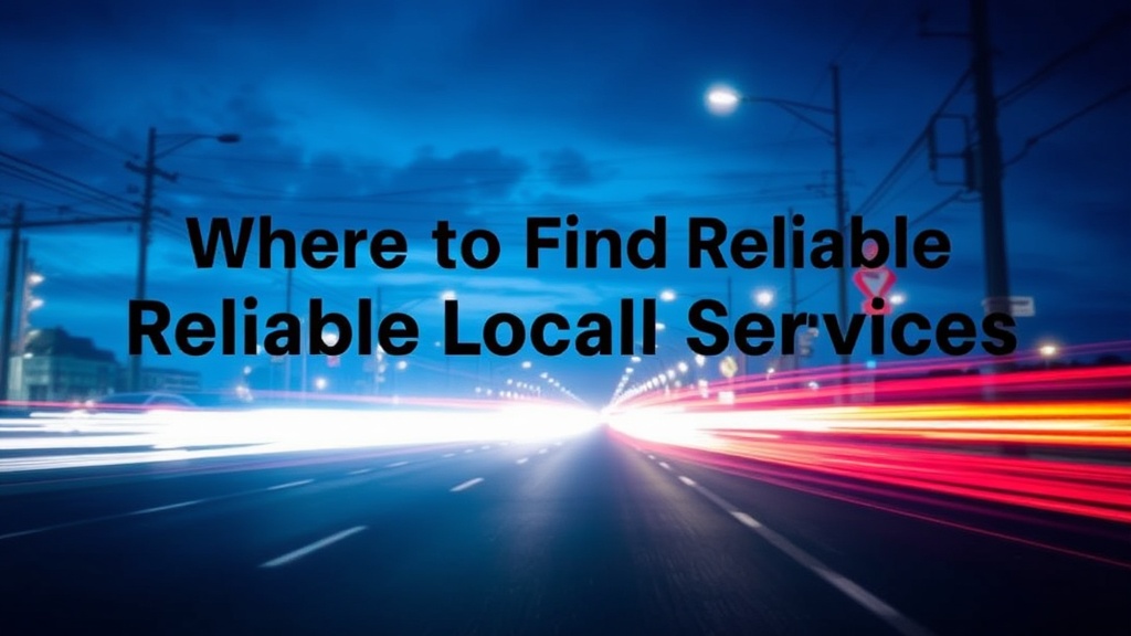 Where to Find Reliable Local Services in Repentigny