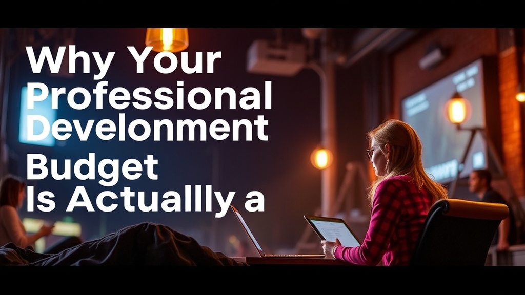 Why Your Professional Development Budget Is Actually a Trap