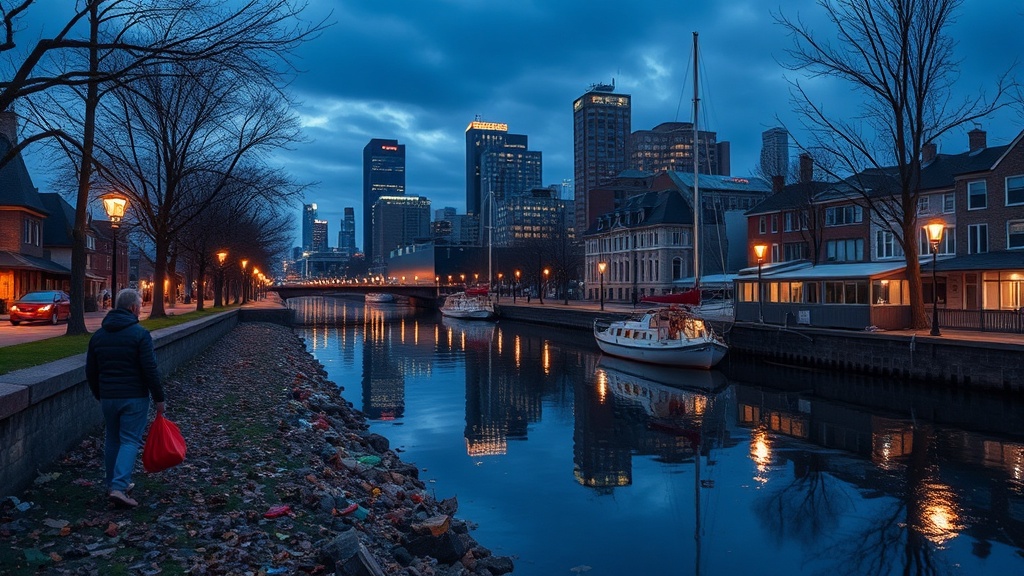 Organizing a Neighborhood Cleanup Along the Rideau Canal in North America