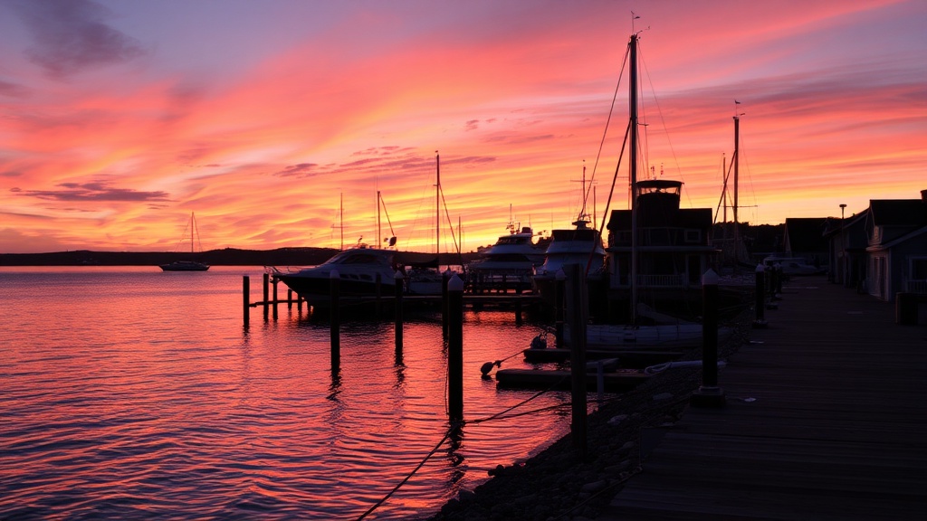Sunset Rituals Along the Rimouski Waterfront