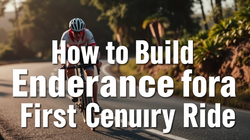 How to Build Endurance for Your First Century Ride
