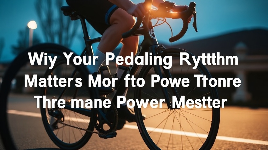 Why Your Pedaling Rhythm Matters More Than Your Power Meter