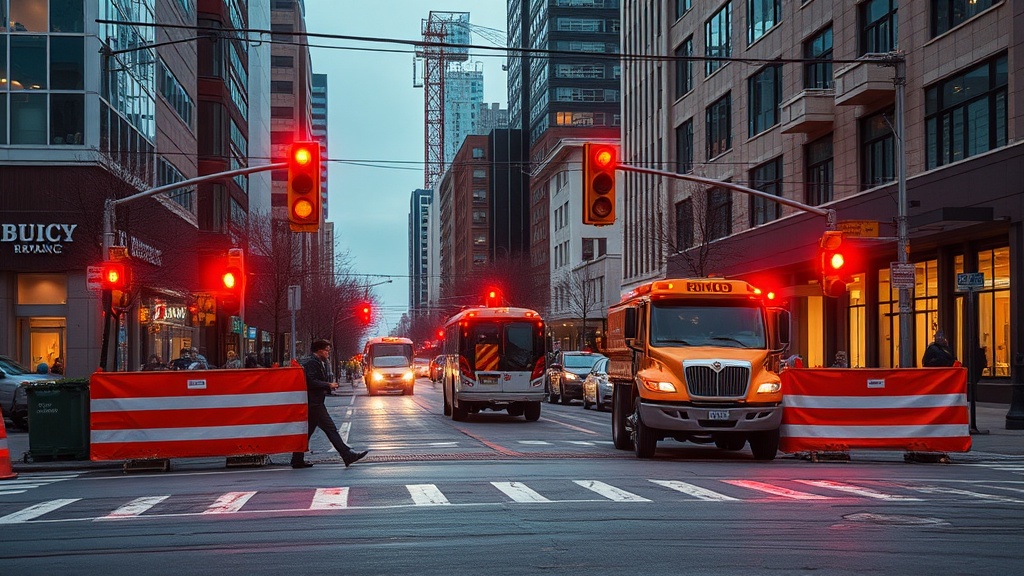 Dealing with Construction and Roadwork on Robson Street