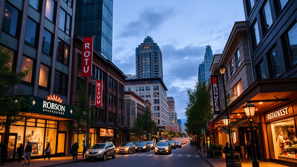 Robson Street: Vancouver's Premier Shopping and Dining Destination