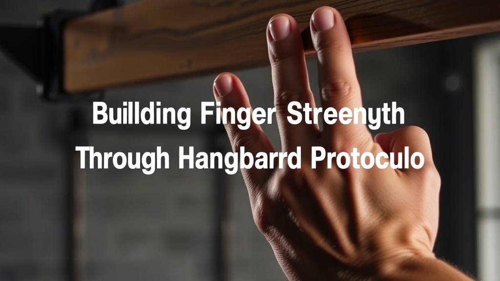Building Finger Strength Through Hangboard Protocol