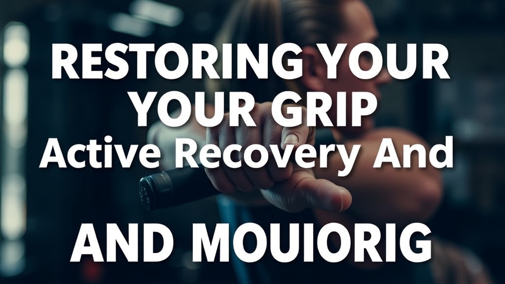 Restoring Your Grip Through Active Recovery and Mobility