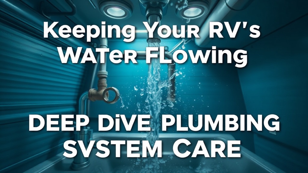 Keeping Your RV's Water Flowing: A Deep Dive into Plumbing System Care