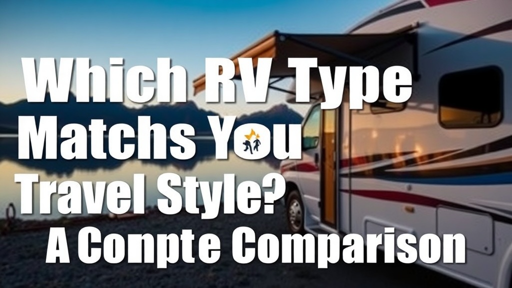 Which RV Type Matches Your Travel Style? A Complete Comparison