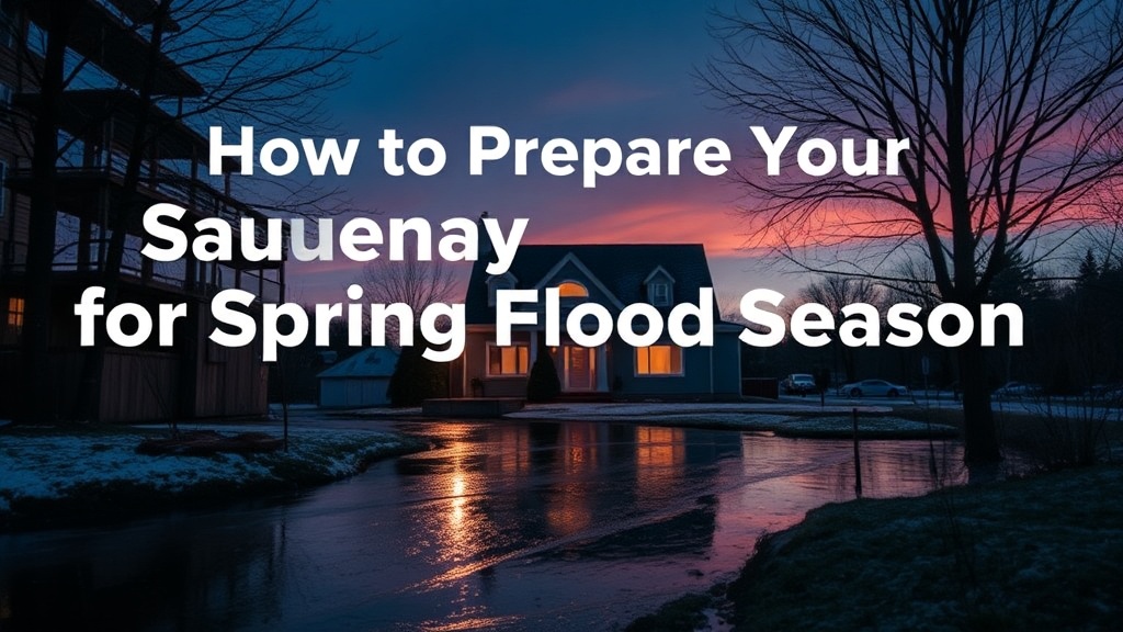 How to Prepare Your Saguenay Home for Spring Flood Season