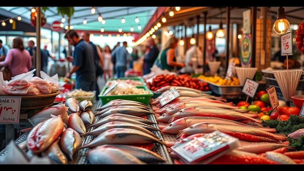 Fresh Catch and Local Flavors at the Sunday Market