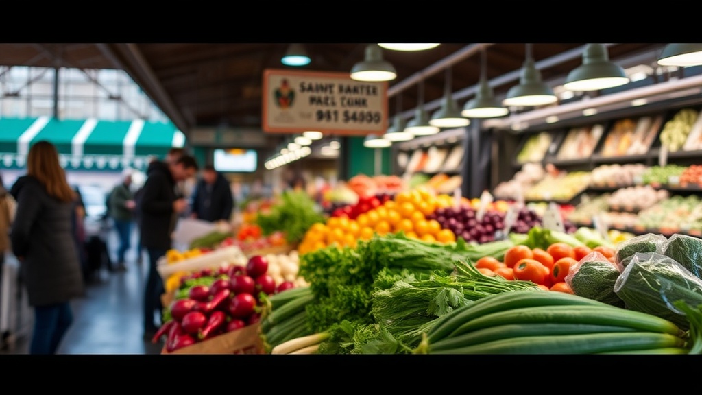 Finding the Best Local Produce at the Saint-Eustache Public Market