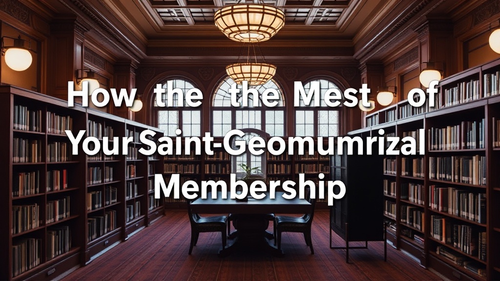 How to Make the Most of Your Saint-Georges Municipal Library Membership