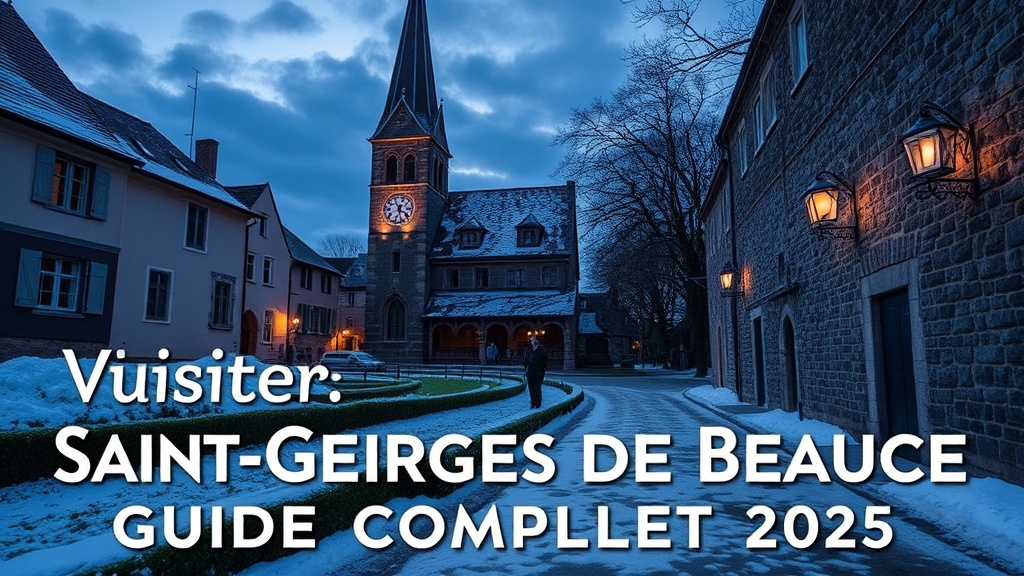 Visiter Saint-Georges de Beauce: Guide Complet 2025