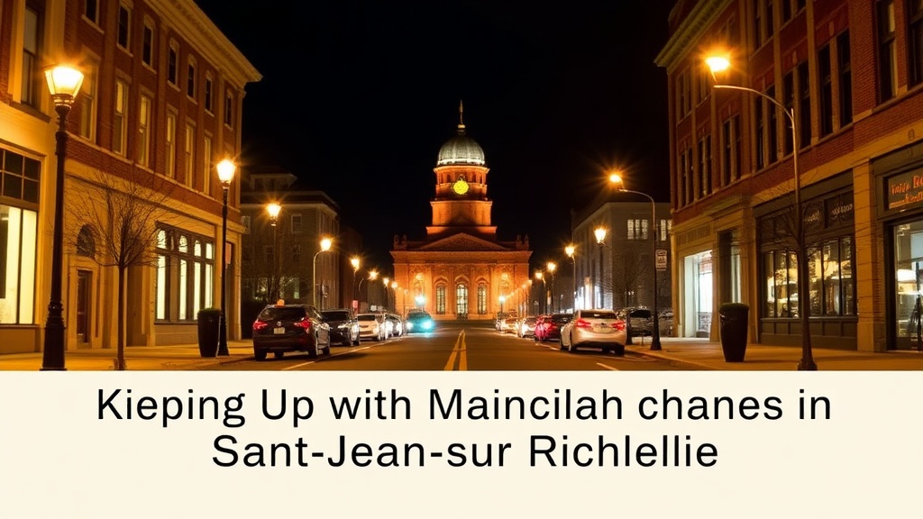 Keeping Up with Municipal Changes in Saint-Jean-sur-Richelieu