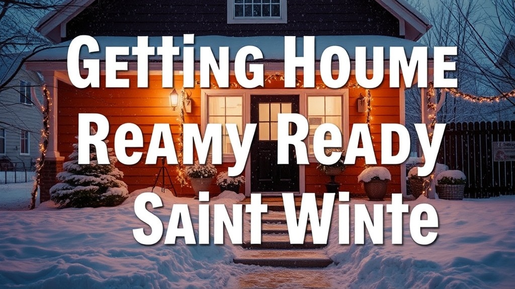 Getting Your Home Ready for a Saint John Winter