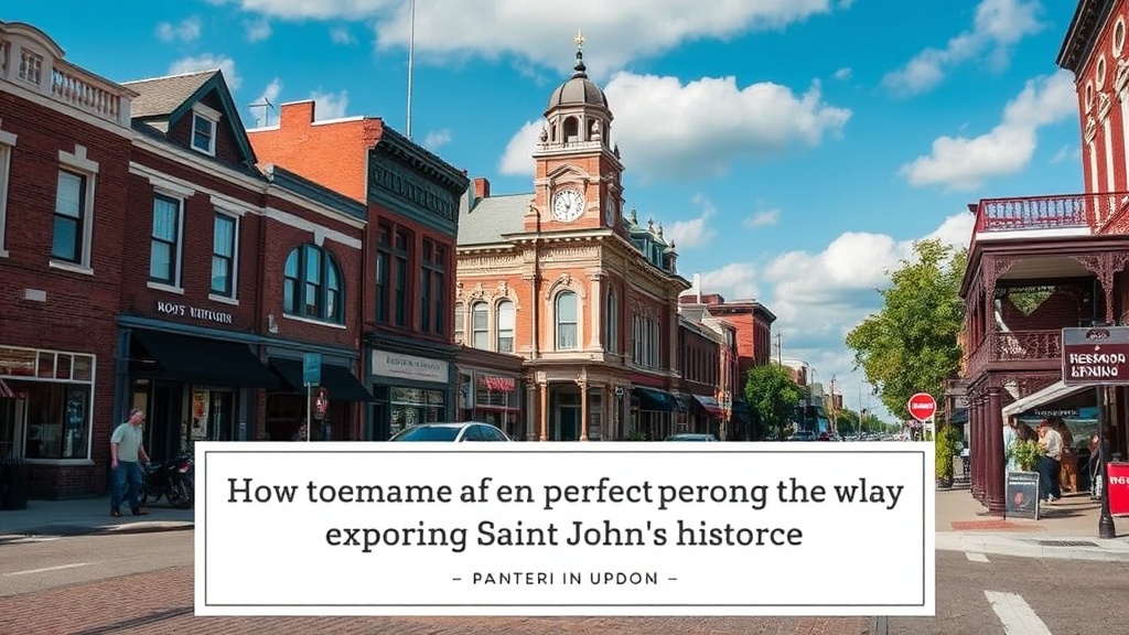 How to Spend a Perfect Day Exploring Saint John's Historic Uptown
