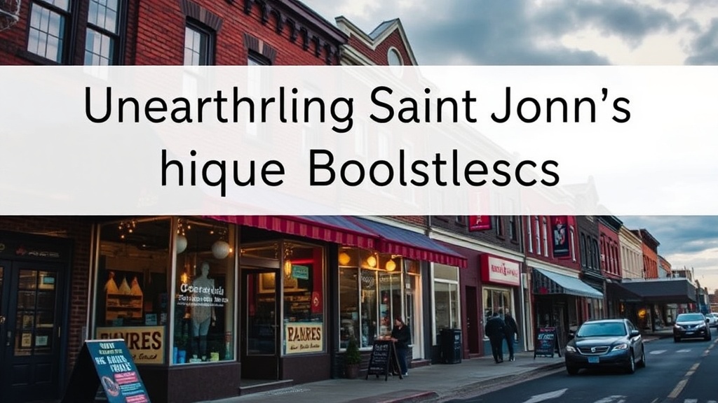 Unearthing Saint John's Unique Businesses: A Guide to Uptown's Independent Heart