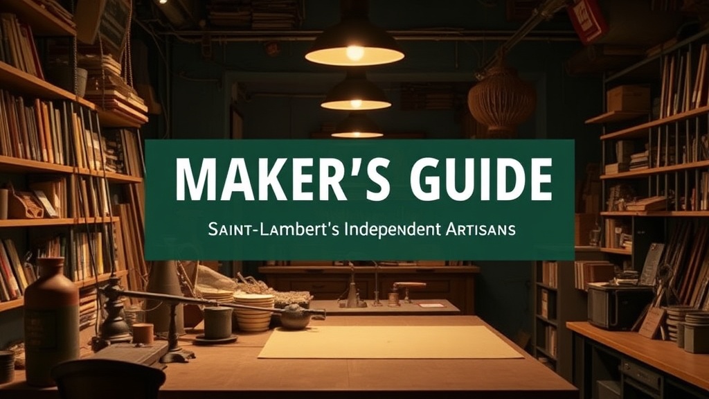 A Maker's Guide: Discovering Saint-Lambert's Independent Artisans