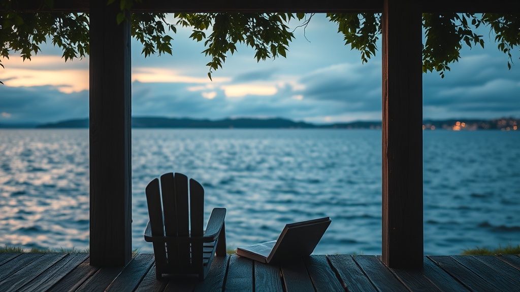 Finding a Quiet Spot for Reading by the Water