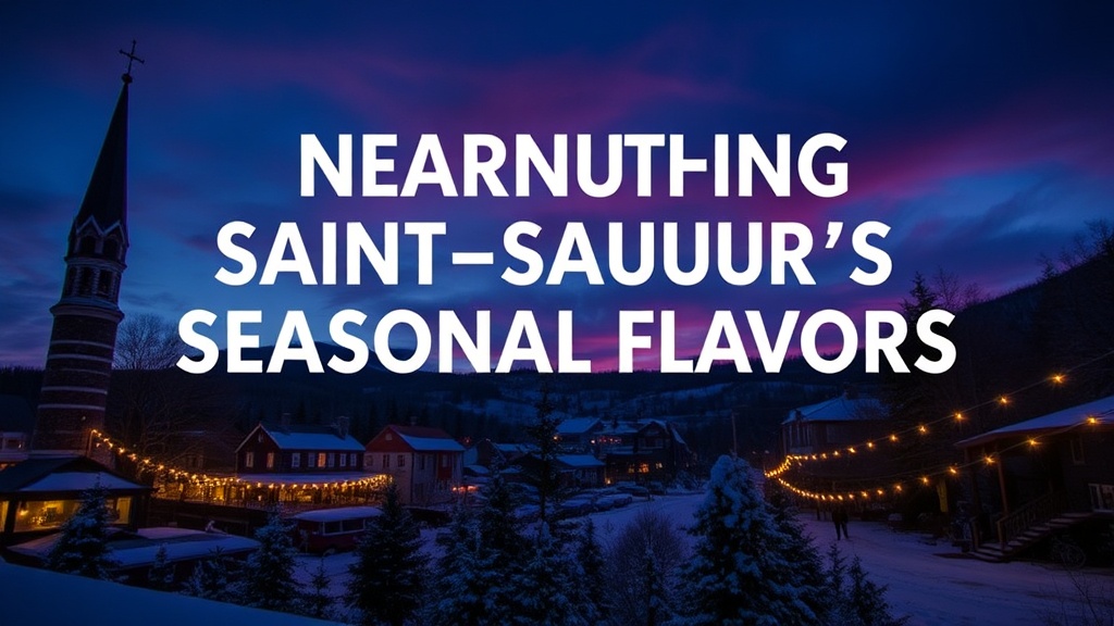Unearthing Saint-Sauveur’s Seasonal Flavors