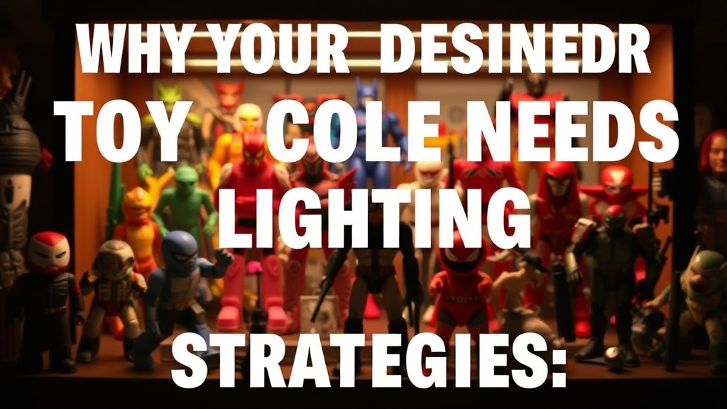 Why Your Designer Toy Collection Needs Specialized Lighting Strategies