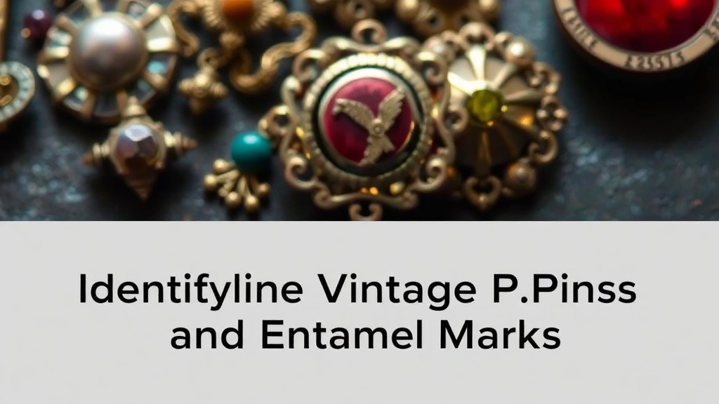 Identifying Authentic Vintage Metal Pins and Enamel Marks