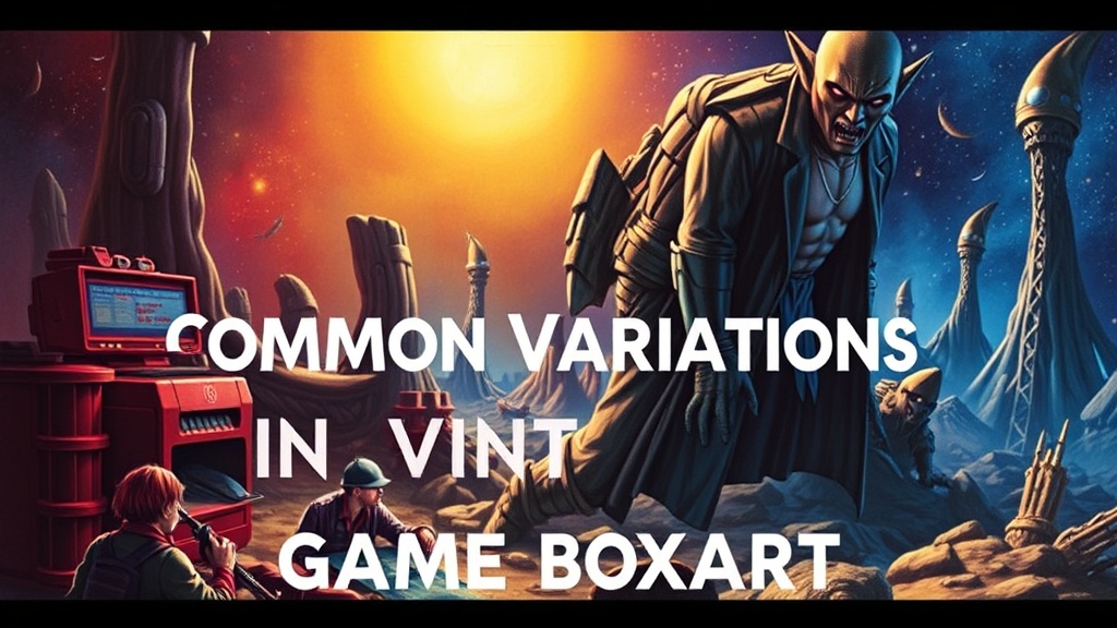 Identifying Common Variations in Vintage Game Box Art