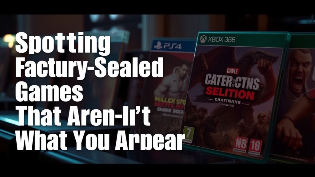 Spotting Factory-Sealed Games That Aren't What They Appear