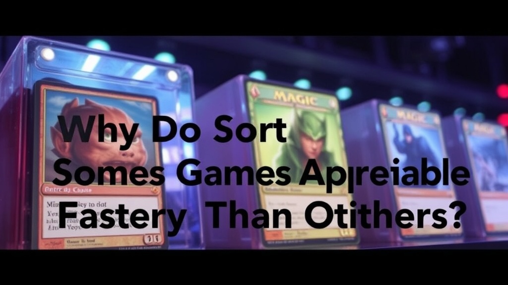 Why Do Some Sealed Games Appreciate Faster Than Others?