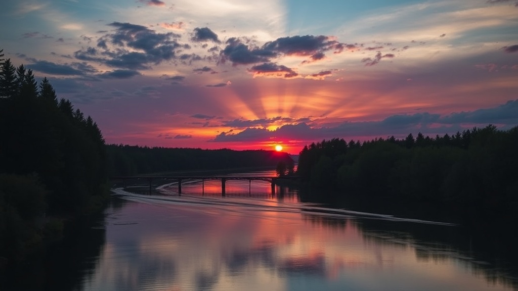 Finding the Best Sunset Spots Along the Saint-Maurice River